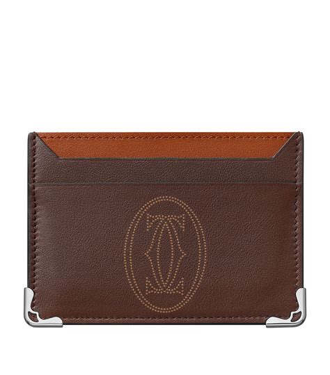 cartier wallet for mens|cartier card holder men.